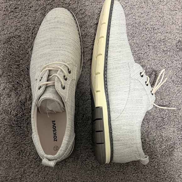 Men's Light Gray Casual Shoes - Picture 2 of 5